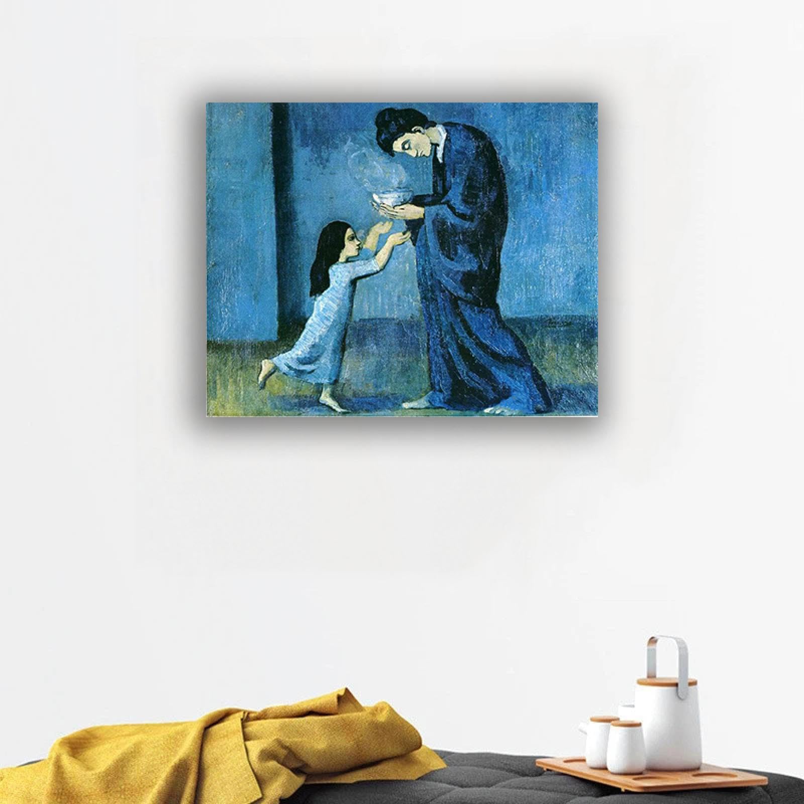 PICASSO 油絵アート PICASSO 油絵アート Pablo Picasso (Handmade) Signed Oil Painting on
